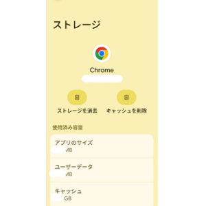 AndroidスマホのChromeストレージ画面でキャッシュを削除する項目を表示しているGoogle Pixel
